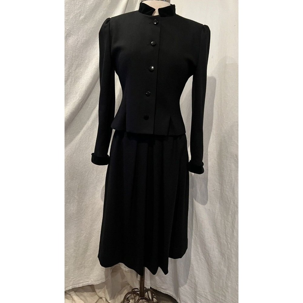 Sophisticated Black Skirt Set